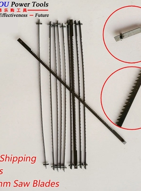 10 Pieces 130mm Scroll Saw Saw Blades With 18Tpi and 24Tpi
