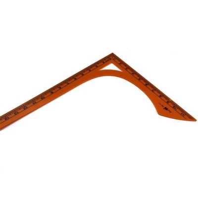 Clothing cutting ruler Large L patchwork ruler Double scale