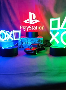 Gaming Room Desk Setup Lighting Decor LED Night Lamp on the