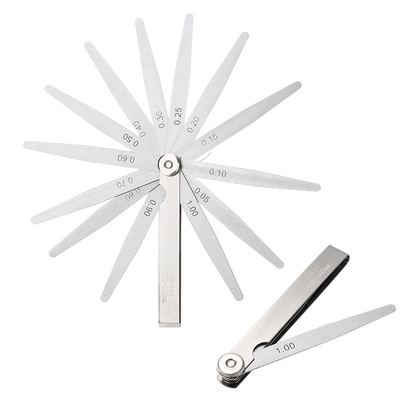 High Quality Metric 13 Blades Feeler Gauge 0.05mm-1mm Guage