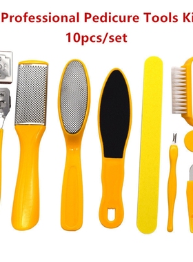 Pedicure-Tools-Kit Cleaner Foot-Scrubber Feet Callu-Remover