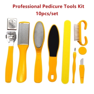 Pedicure-Tools-Kit Cleaner Foot-Scrubber Feet Callu-Remover