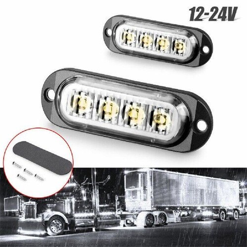 For Truck LED Side Marker Lights Lamp Lorry Parts