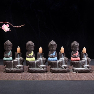 The Little Monk Censer Creative Home Decor Small Buddha
