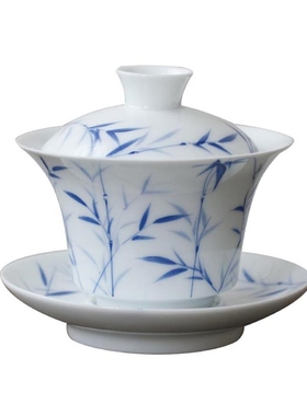 150ml Tea Bowl Jingdezhen Ceramic Tea Tureen Hand Painted Ba