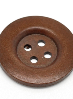 New 2x30PCs Wood Sewing Scrapbooking Buttons Scrapbook 4 Hol