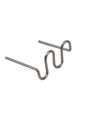 100 Pcs/Set Precut 0.6mm Wave Flat Hot Staples For Plastic