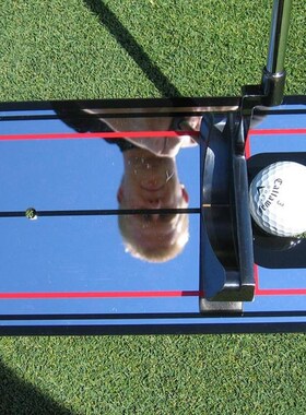 Portable Practice Golf Putting Mirror Alignment Training Aid