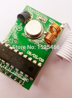 DC 3-12V 433M 4Ch PT2262 ASK OOK RF Wireless Encoder Transmi