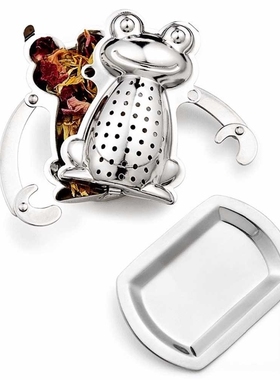 2018 New Arrival Stainless Steel Frog Tea Infuser Mesh Loose