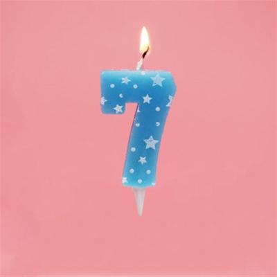 0-8 Years Birthday Candle New Girls Kids Birthday Numbers Ca