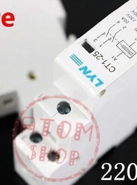 CT1 CT1-25 20A 2P 230v 50or60HZ Din rail Household AC Contac
