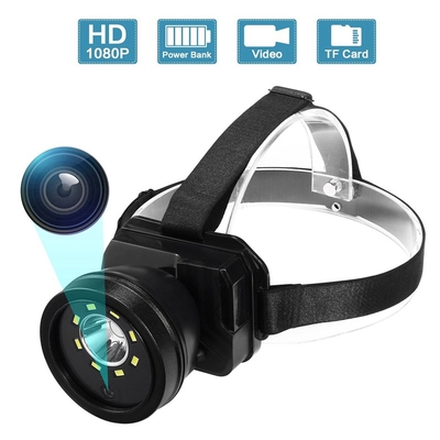 1080P Adjustable Super Bright head light lamp Flashlight Cam