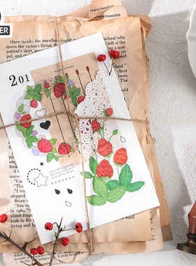 Mr.paper 15Pcs/bag 4 Designs Forest Tea Party Series Ins St