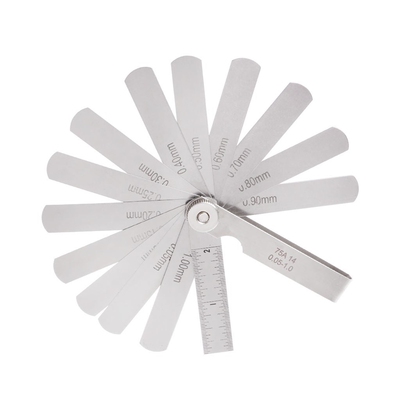 14 Blade 0.05-1mm Feeler Gauge Gage Thickness Measurment Too