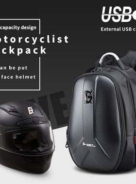 2020 Brand New Multi Functional Motorcycle Backpack Carbon