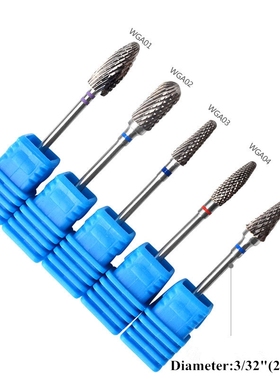 1pcs Ceramic Tungsten Carbide Nail Drill Bits Milling