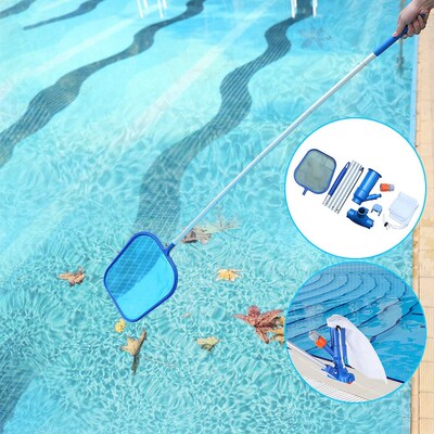 Swimming Pool Cleaning Kit Water Vacuum Suction Heads Skimme