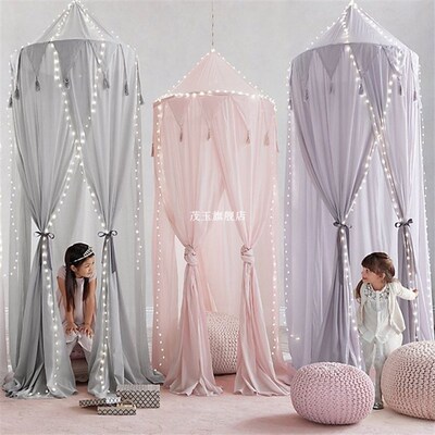 Kid Baby Bed Canopy Bedcover Mosquito Net Curtain Bedding Ro