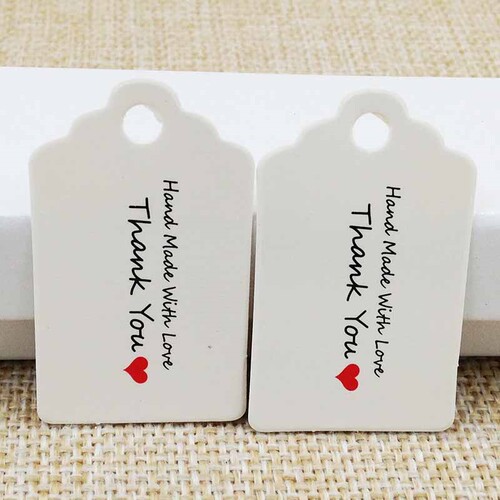 2017 New Hand Made DIY pretty jewelry tag paper gift hang t