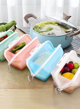 Silicone Crisper Box Kitchen Accessories Foldable Vegetable