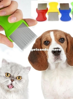Anoplura flea comb cheopis cootie  Pets Dog stainless ste