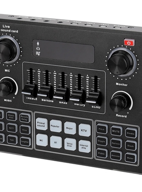 V9 Audio Sound Card 3.5mm Microphone Headset Live Broadcast