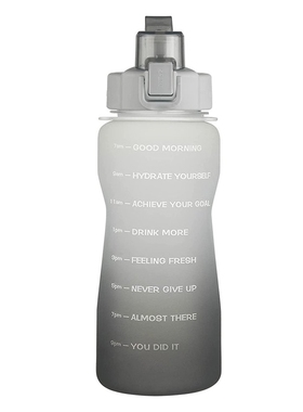 2L 64OZ 3.8L 128OZ Motivational Water Bottle With Time