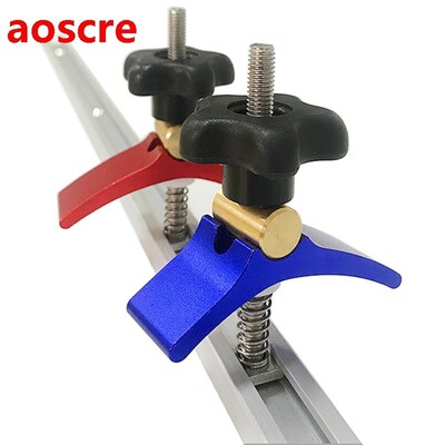 T-Track Mini Hold Down Clamp For Woodworking T-Slots Clampin