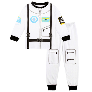 Boys Astronaut Pyjamas Kids Spaceman Cospaly Pajamas Child F