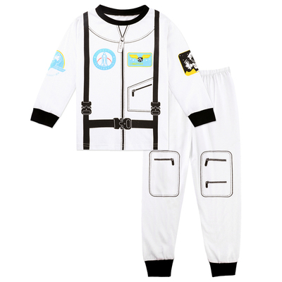 Boys Astronaut Pyjamas Kids Spaceman Cospaly Pajamas Child F