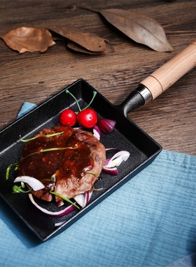 Japanese Style Cast Iron Cooking Pot No coating Frying Pan