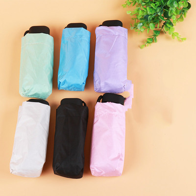 Portable Men's Umbrella Mini Pocket s Prevent Uv Rai