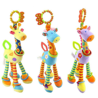 Quality Soft Baby Toys Deer Rattles Plush Teether Toys baby