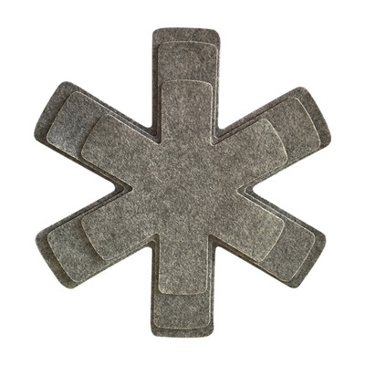 12pcs/set Kitchen Accessories Pan Protector Divider Pad Pot