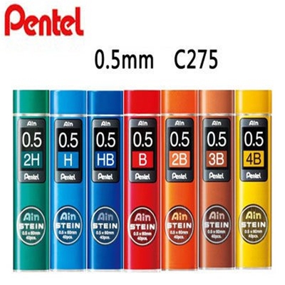 7tubes Pentel C275 Mechanical Pencil Leads Pen Refills 0.5m