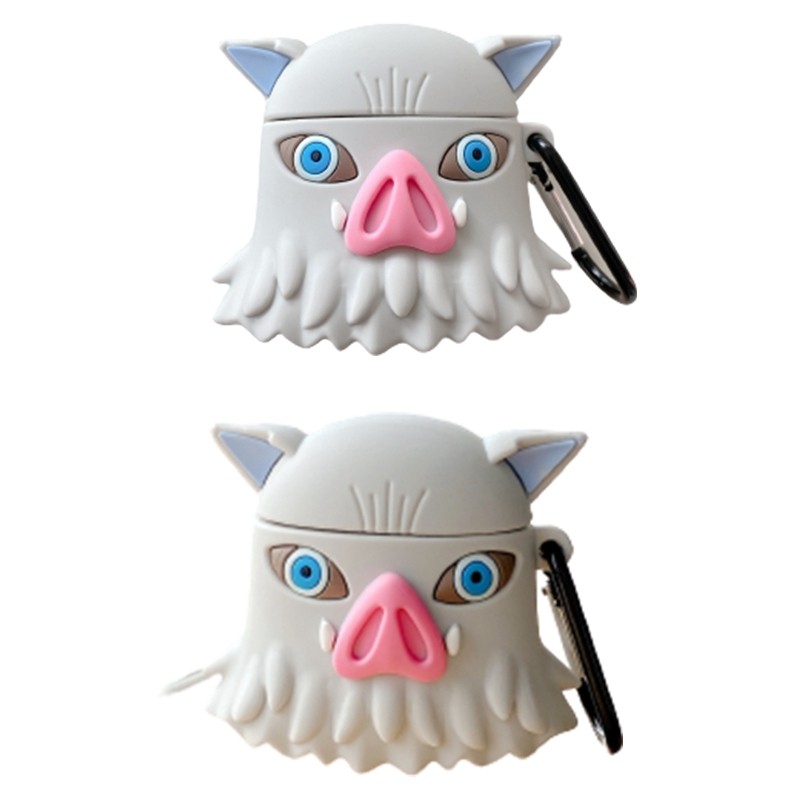 anime demon slayer blade hirasuke wild boar head bluetooth