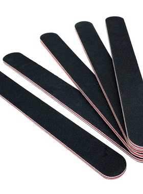 5pcs/10pcs Nailfile Professional Nail Buffer Black Sandpape