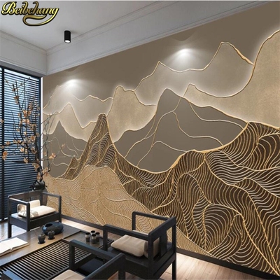 beibehang custom Chinese art mural retro artistic abstract