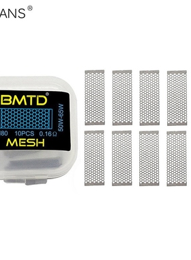 10Pcs/Box Mesh Style Coil Pre Built Coils NI80 0.16Ohm Heati