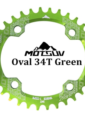 MOTSV Bicycle Crank 104BCD Oval 32T 34T 36T 38T Chainring Na