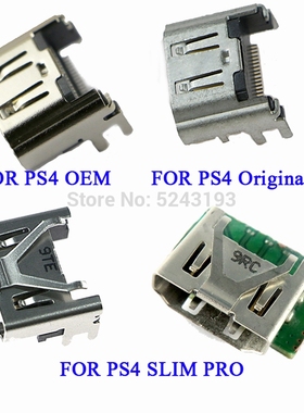 1pcs FOR PS4 slim pro Original HDMI socket Replacement Displ