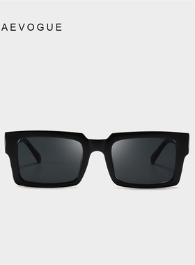 AEVOGUE Sunglasses Women Rectangle Frame Transparent Brand