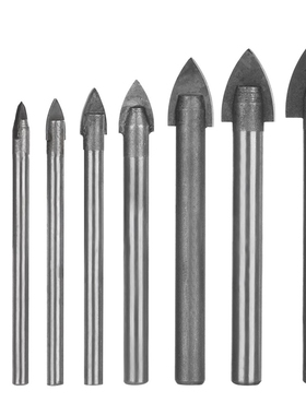 DAYFLI 3-16mm Glass Drill Bit Set Tungsten Carbide Tipped Ce