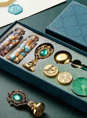 Wax Seal Stamps Box Kit Sealling wax Wedding Invitation Deco