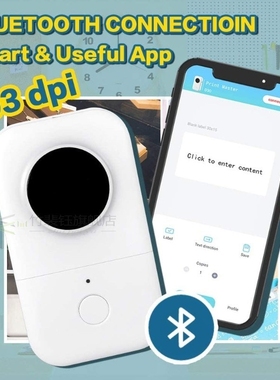 D30 Mini Label Maker Portable Wireless Bluetooth Pocket Ther
