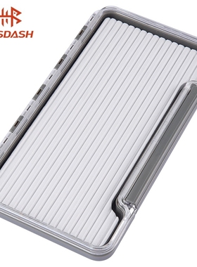 Bassdash Waterproof Fly Box Single Sided Fishing Flies Stora