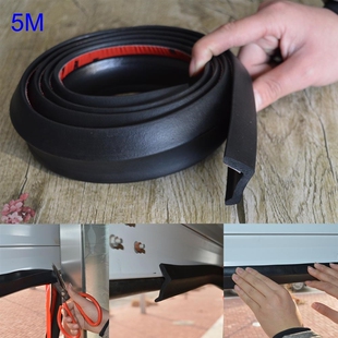 5m Garage Door Bottom Weather Stripping Rubber Seal Strip Re