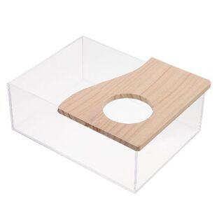 Hamster Bath Sand Toilet Box Pet Room Basin Enrichment