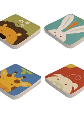 40x40x5cm Toddler Cartoon Animal High Chair Seat Booster Bab